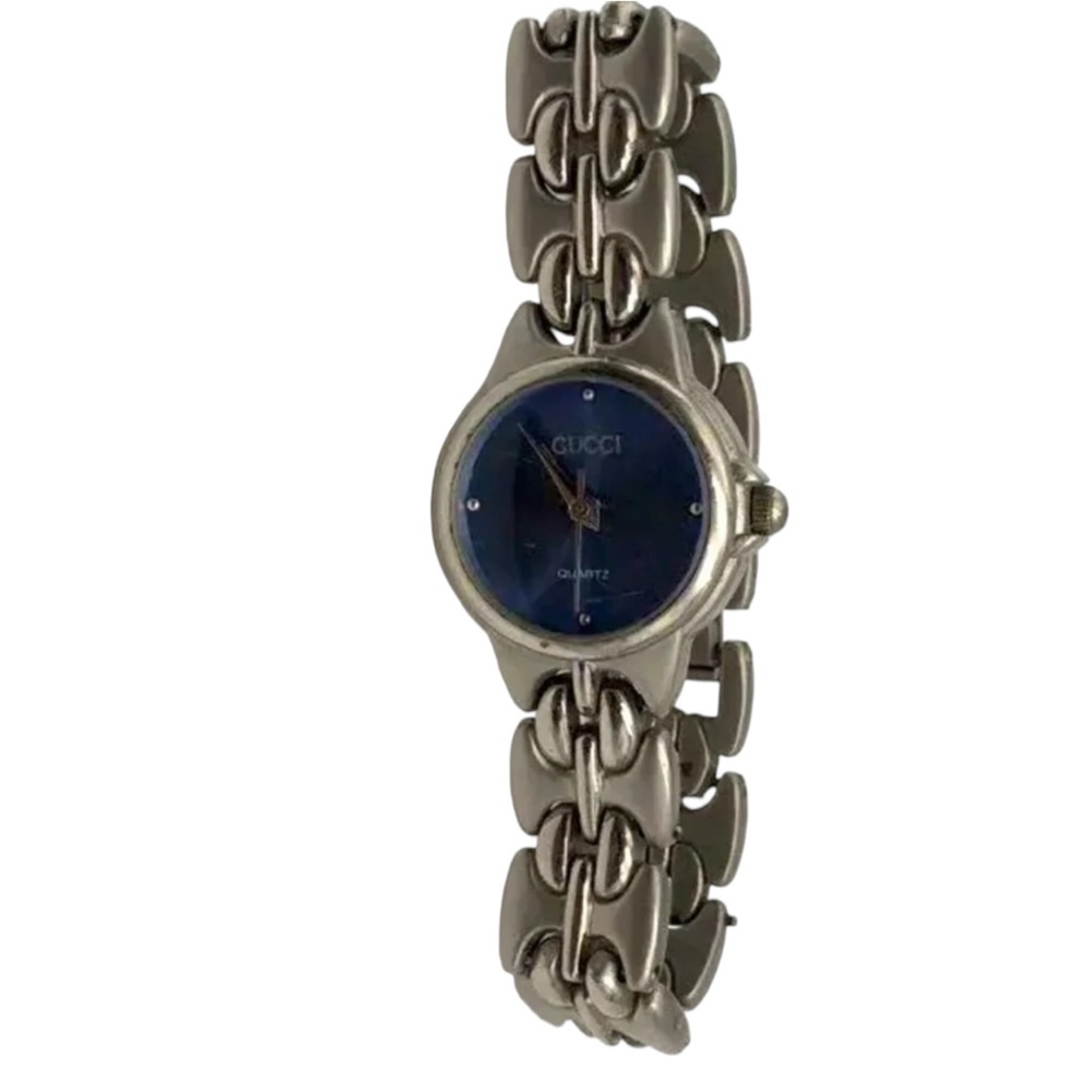 Vintage Gucci Silver Bracelet Watch